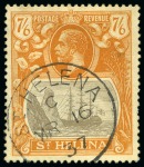 Stamp of St. Helena 1922-37 Used group of 14 to 10s