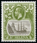 Stamp of St. Helena 1884-1959, Mint group incl. 1884-94 set of 8, 1908-11 set with extra 10s, 1922-27 incl. two 10s, etc.