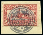 Stamp of Large Lots and Collections German Colonies: 1901 Estate lot in small carton with