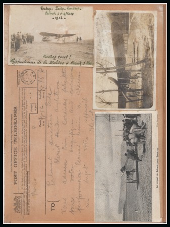 Stamp of France » Collections 1912, Traversée de la Manche: Recueil personnel de