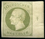 Stamp of Large Lots and Collections German States: 1861-1866 Estate lot in small carton 