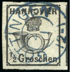 Stamp of Large Lots and Collections German States: 1861-1866 Estate lot in small carton 