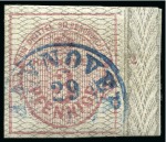 Stamp of Large Lots and Collections German States: 1861-1866 Estate lot in small carton 