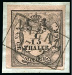 Stamp of Large Lots and Collections German States: 1861-1866 Estate lot in small carton