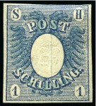 Stamp of Large Lots and Collections German States: 1861-1866 Estate lot in small carton