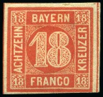 Stamp of Large Lots and Collections German States: 1861-1866 Estate lot in small carton