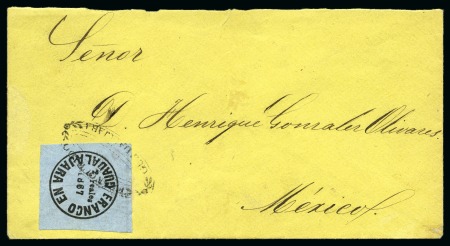 Stamp of Mexico » Guadalajara Guadalajara. 1867-68 assembly comprising 14 stamps and six covers