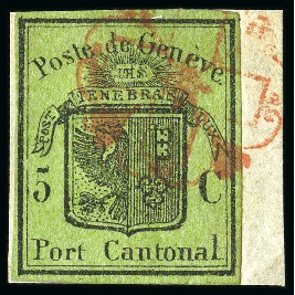 Stamp of Switzerland / Schweiz » Kantonalmarken » Genf Genferadler