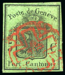 Stamp of Switzerland / Schweiz » Kantonalmarken » Genf Genferadler