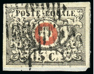 Stamp of Switzerland / Schweiz » "Waadt", "Neuenburg", "Winterthur" Waadt 5