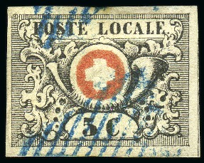 Stamp of Switzerland / Schweiz » "Waadt", "Neuenburg", "Winterthur" Waadt 5