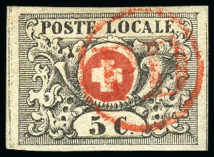 Stamp of Switzerland / Schweiz » "Waadt", "Neuenburg", "Winterthur" Waadt 5