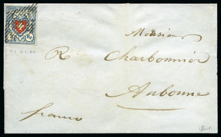 Stamp of Switzerland / Schweiz » Rayonmarken » Rayon I, hellblau, ohne KE (STEIN B3) Rayon