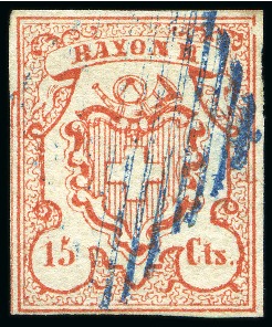 Stamp of Switzerland / Schweiz » Rayonmarken » Rayon III, kleine Ziffer (Cts.) Rayon