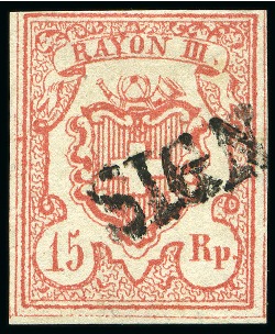 Stamp of Switzerland / Schweiz » Rayonmarken » Rayon III (grosse Ziffer) Rayon