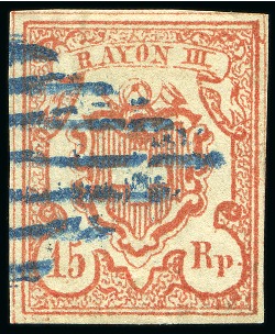 Stamp of Switzerland / Schweiz » Rayonmarken » Rayon III (grosse Ziffer) Rayon