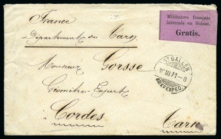 Stamp of Switzerland / Schweiz » Portofreiheit für das Rote Kreuz Gratis