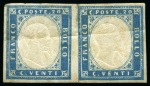 Stamp of Italian States » Sardinia 1851-63, interessante insieme composto da sette francobolli
