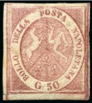 Stamp of Italian States » Naples 1858-60, interessante selezione di 21 francobolli,