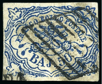 Stamp of Italian States » Papal States 1852, lotto composto da 23 francobolli usati, compresi i 50 b ed 1 s. 