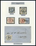 Stamp of Large Lots and Collections Finland & Norway: 1855-58