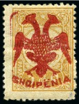 Stamp of Large Lots and Collections Albania: 1913-1950 Estate lot in small carton with