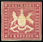 Stamp of Large Lots and Collections German States: 1849-1865 Estate lot in one small carton