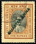 Stamp of Indian States » Indore 1927-1937 Exhibition collection neatly mounted on 19