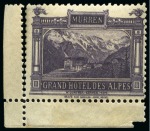 Stamp of Switzerland / Schweiz » Hotelpost Kleiner Posten Hotelpostmarken, alle ungebraucht und in gemischter Qualität