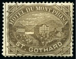Stamp of Switzerland / Schweiz » Hotelpost Kleiner Posten Hotelpostmarken, alle ungebraucht und in gemischter Qualität
