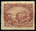 Stamp of Switzerland / Schweiz » Hotelpost Kleiner Posten Hotelpostmarken, alle ungebraucht und in gemischter Qualität