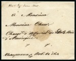 Stamp of Russia » Russia Imperial Pre-Stamp Postal History 6 June 1840: Diplomatic cover to Monsieru W W Chew,