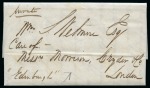 Stamp of China » Pre-Stamp and Stampless Mail 1838 (12.2) Entire letter from Canton, China to Mr.