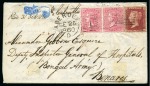 Stamp of Great Britain » 1854-1900 Postal History of the Perforated Line Engraved and Surface Printed Issues 1809-92 Collection of postal history from Scotland with 70 covers/fronts with interest in destinations