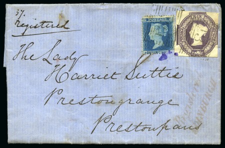 Stamp of Great Britain » 1854-1900 Postal History of the Perforated Line Engraved and Surface Printed Issues 1765-1866, Collection of postal history from Scotland with 20 covers