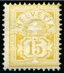 Stamp of Switzerland / Schweiz » Sammlungen Ziffermuster
