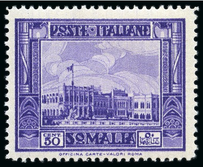 Stamp of Italy » Italian Colonies and Possessions » Somalia 1932, "Pittorica", serie completa di 18 valori, con