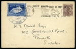 Stamp of Tibet 1924 Everest Expedition: 1924 (Oct 24) Expedition postcard bearing Expedition label tied by "MT.EVEREST EXPEDITION / RONGBUK GLACIER BASE CAMP / 1924" cachet in black