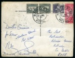 Stamp of Tibet 1965 Jagdula Expedition: Picture postcard of the all-female team, signed on reverse by each and sent from Bankey, Nepal
