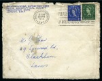 Stamp of Tibet 1955 Kangchenjunga Expedition: Envelope with "KANGCHENJUNGA / EXPEDITION 1955 / CAMP ... FT" cachet
