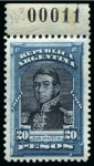 Stamp of Argentina » General issues 1891-1919, San martín, group dedicated to the General