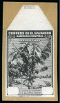 Stamp of Salvador 1929, Justo Rufino Barrios, De La Rue handpainted unadopted