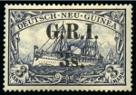 Stamp of New Guinea 1914-15 3s. on 3m. violet-black, well centred, fine unused with large part original gum