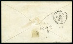Stamp of Jamaica 1855 (18.10) Local envelope from Kingston to Montego