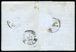 Stamp of German States » Thurn and Taxis 1860 cover franked with 2sgr black and rose and 3sgr
