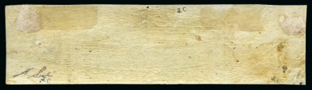 8sh. green, imperforate unused horizontal strip of