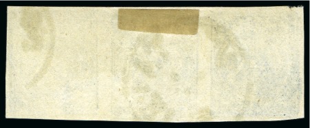 1878 4kr. blue, used horizontal strip of three