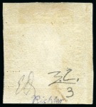 Stamp of Italian States » Sicily 1859, 1 gr. bruno ruggine, I tavola, margine eccezionale