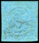 Stamp of Italian States » Sardinia 1853, 20 c. azzurro, margini completi, nuovo con gomma