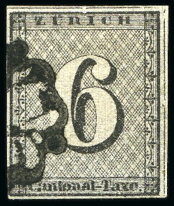Stamp of Switzerland / Schweiz » Kantonalmarken » Zürich Zürich 6